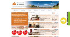Desktop Screenshot of apartmentsbratislava.com